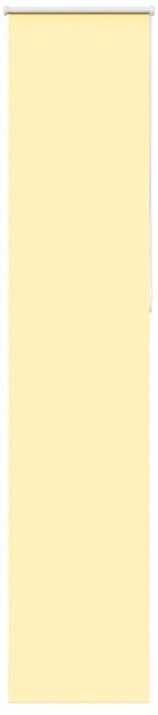 vidaXL Persiana de enrolar 45x230 cm largura tecido 40,7 cm poliéster
