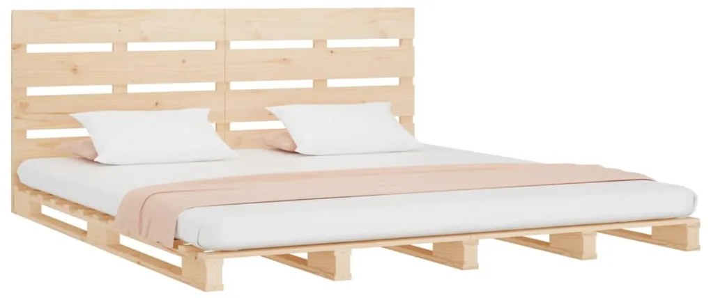 Cama sem colchão 180x200 cm madeira de pinho maciça