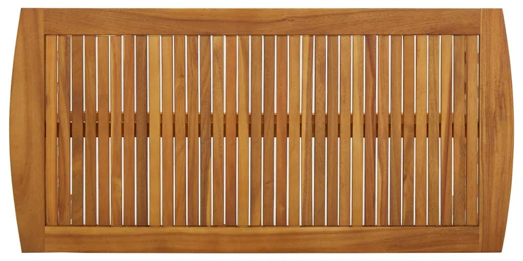 Mesa de centro 102x50x43 cm madeira de acácia maciça