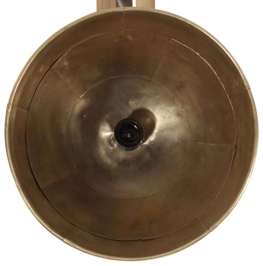 Candeeiro de teto 25 W 105x30x65-108 cm E27 bronze antigo