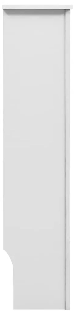 Cobertura de radiador 152x19x81,5 cm MDF branco