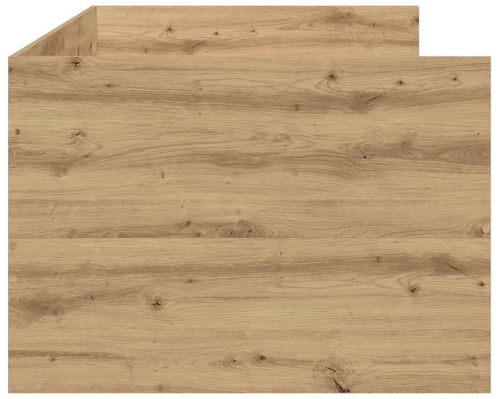 Cama Auxiliar Carvalho Artesanal Madeira Engenheirada 90 x 200 cm