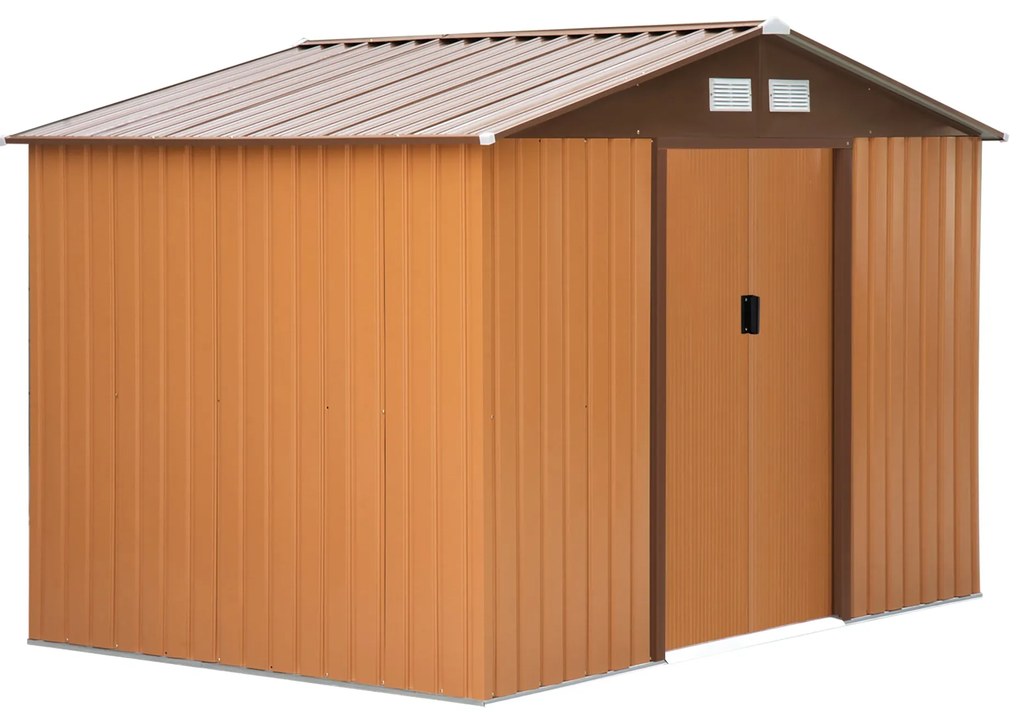 Abrigo de Jardim Metálico Modello Castagna – 4,83 m², 277x195x192 cm,