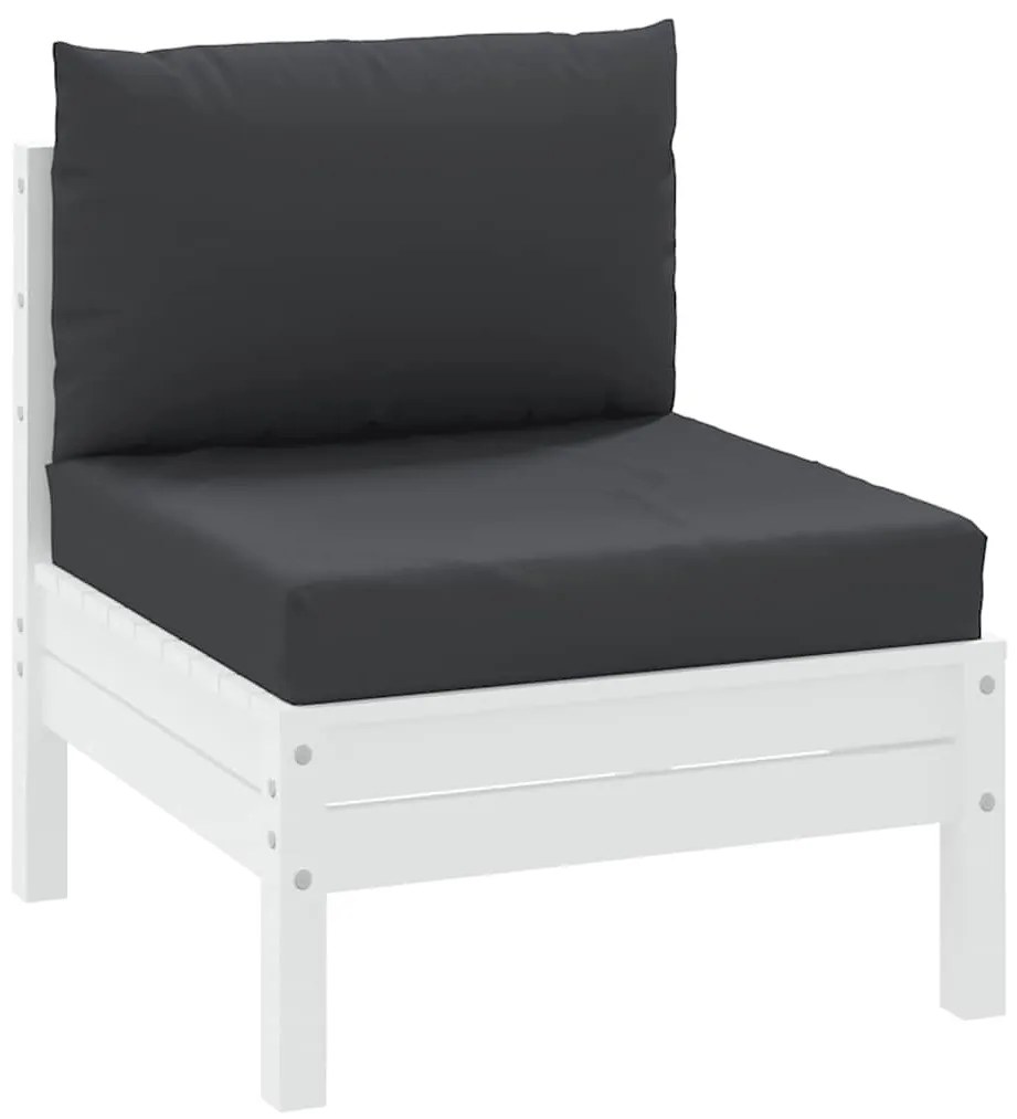 Almofadões para paletes 2 pcs tecido oxford preto