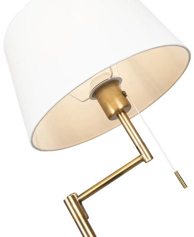 LED Candeeiro de pé clássico inteligente bronze com branco incl. WiFi A60 - Ladas Fix Rústico