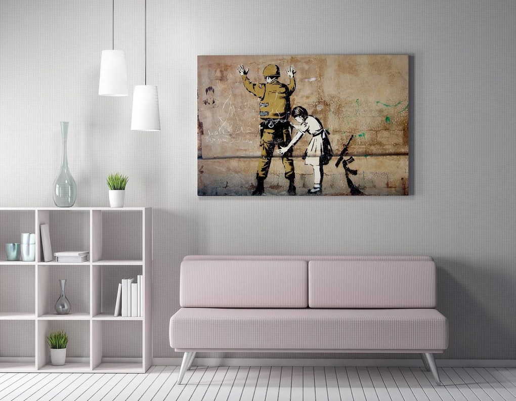 Pintura Decorativa em Tela WY14 – Multicolor – 50 x 70 cm