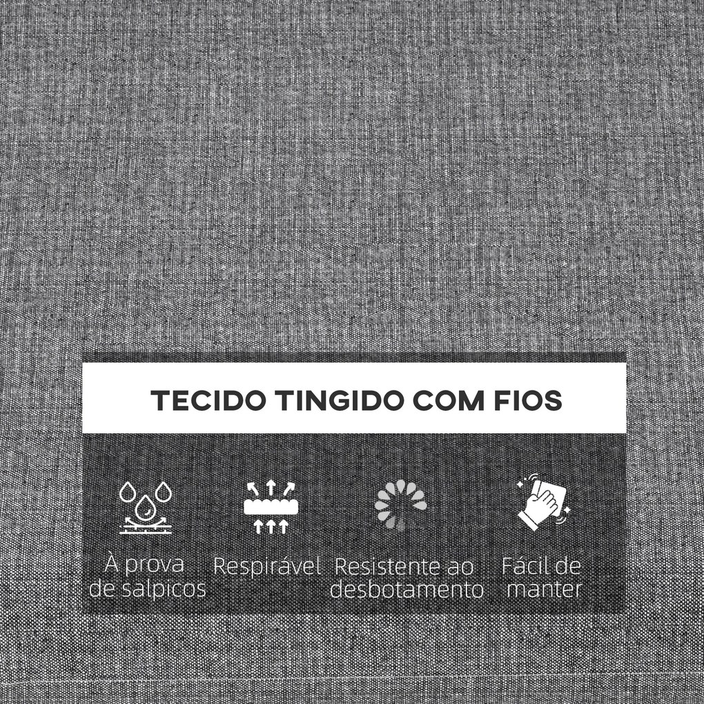 Conjunto de Almofadas para Cadeiras 47x47x7 cm Conjunto de 4 Peças Alm