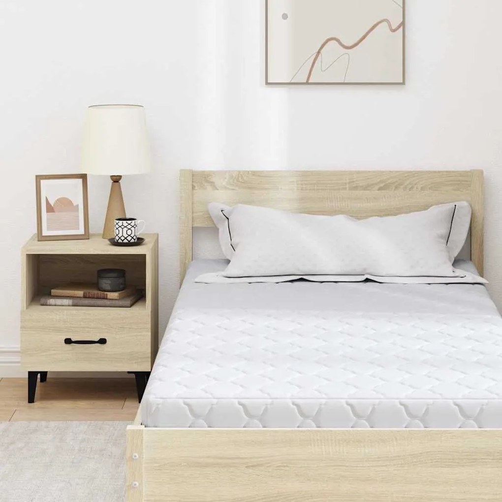 Colchões Branco 200 x 90 cm Tecido 100% poliéster