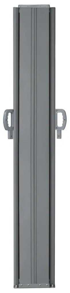 Toldo lateral retrátil 160x600 cm castanho
