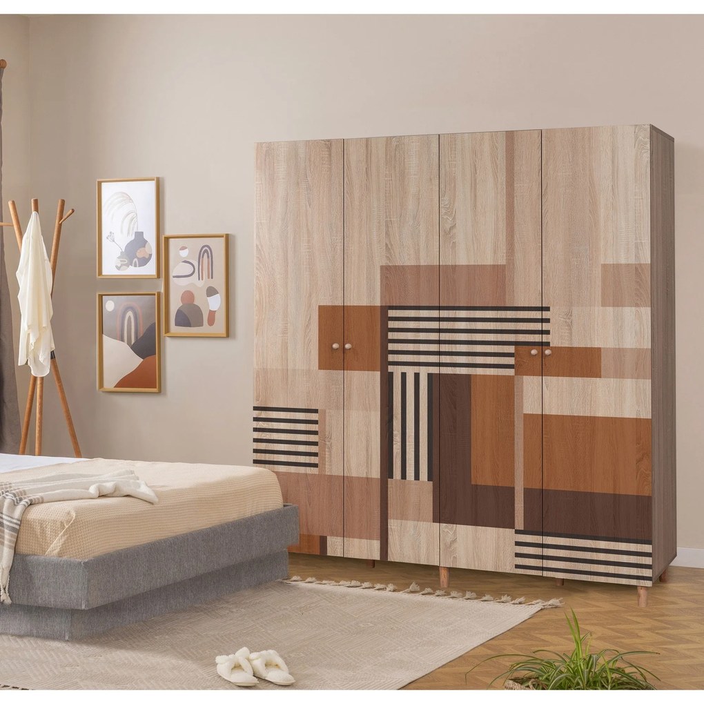 Roupeiro Loni – Sonomo – 180x192x52 cm