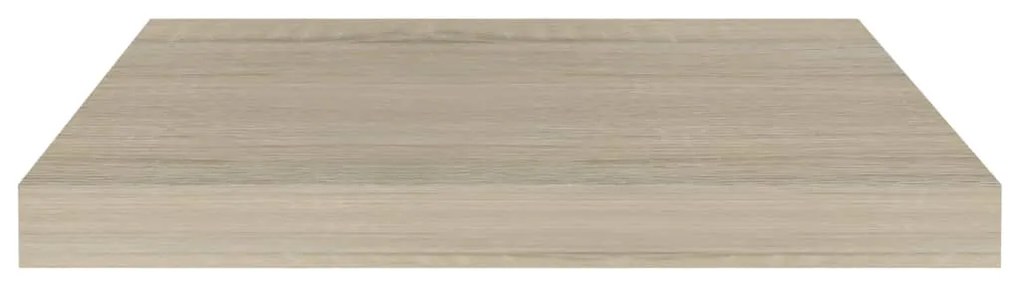 Prateleiras de parede suspensas 4 pcs 50x23x3,8cm MDF carvalho