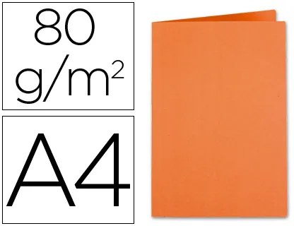 Classificador Exacompta Din A4 Laranja Clementina 80gr