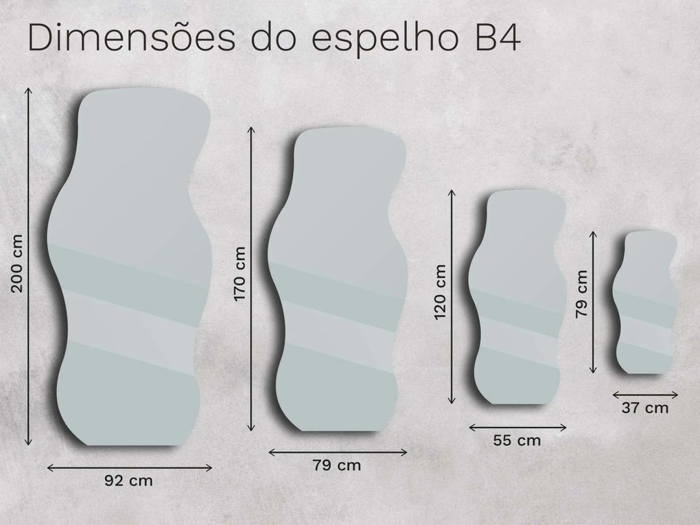 Espelho Base B4 37×79