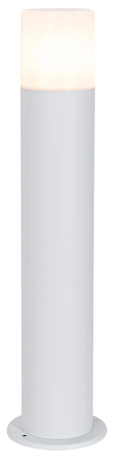 Candeeiro de pé para exterior branco abajur opala 50 cm - Odense