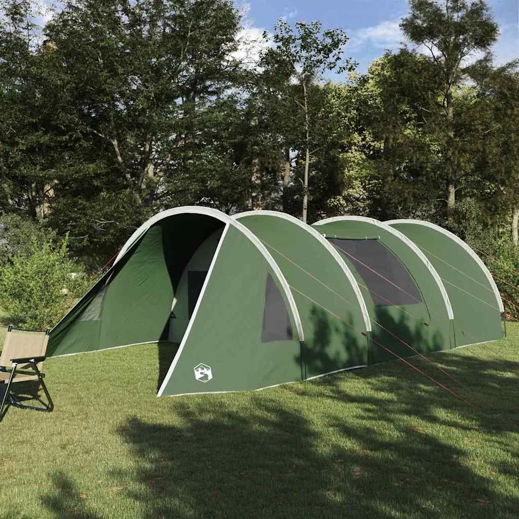 vidaXL Tenda túnel com telhado Verde e Branco 778 x 356 x 210 cm