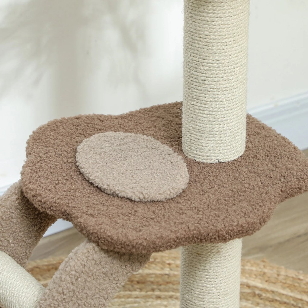 PawHut Arranhador para Gatos Altura 88 cm Arranhador para Gatos Torre