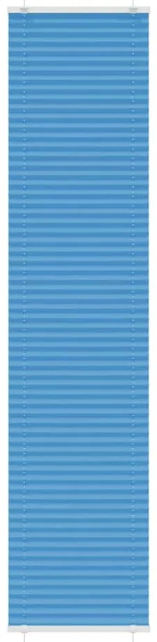 Plissado Cego Azul 45x200 cm Largura Tecido 44,4 cm Poliéster