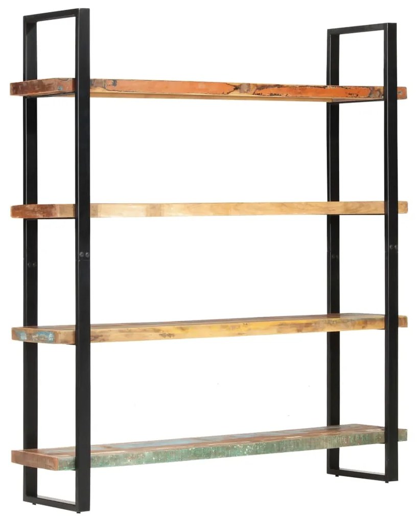 vidaXL Estante c/ 4 prateleiras 160x40x180cm madeira recuperada maciça