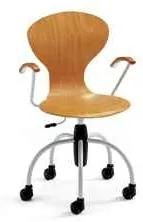 Cadeiras de Escritório Operativa com Rodas com Braços Fixa Alfa Gbr