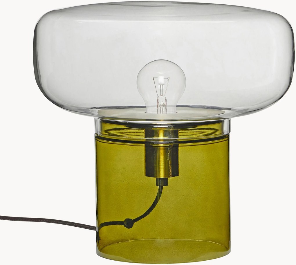 Candeeiro de mesa em vidro colorido Crave
