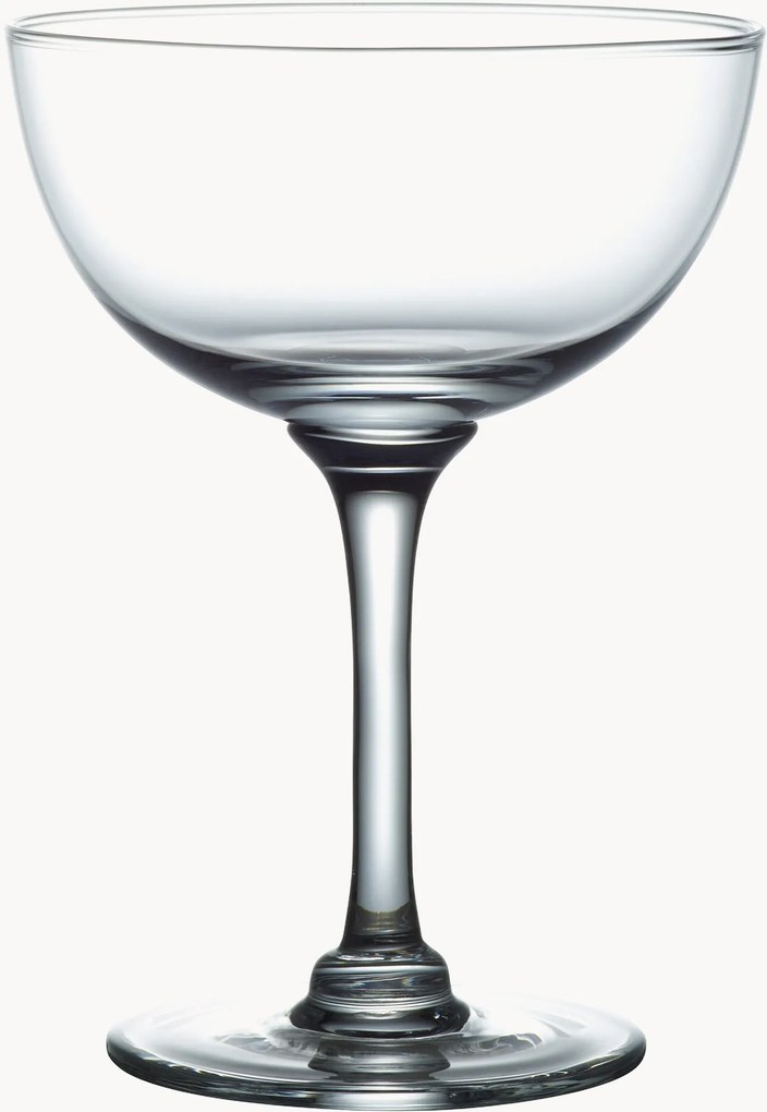 Taças de champanhe em cristal artesanal Classic, conjunto de 4