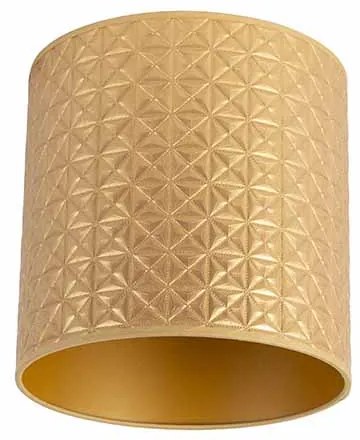 Abajur de ouro 25/25/25 triângulo design