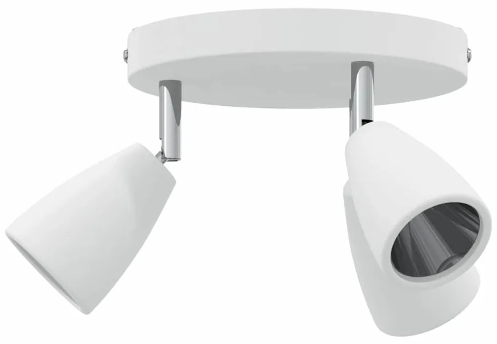 Foco de Teto 3 Vias Ajustável Branco GU10