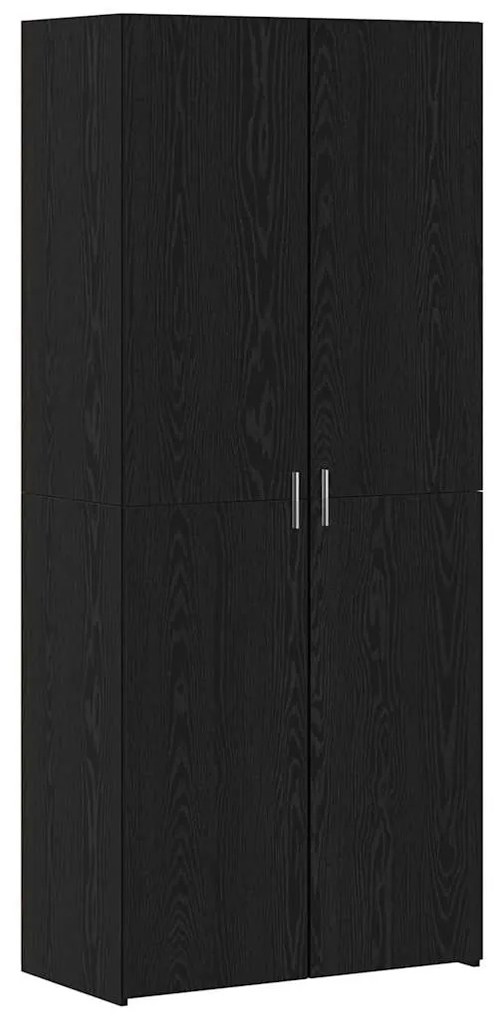 Buffet Alta Carvalho Preto 40x42.5x185 cm Madeira de Engenharia