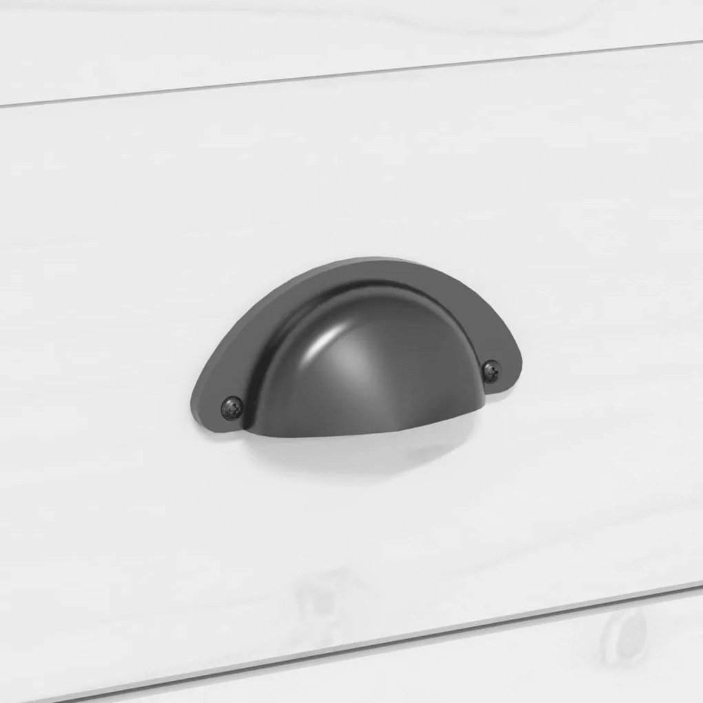 Mesa de centro BODO 100x55x46 cm madeira de pinho maciça branco