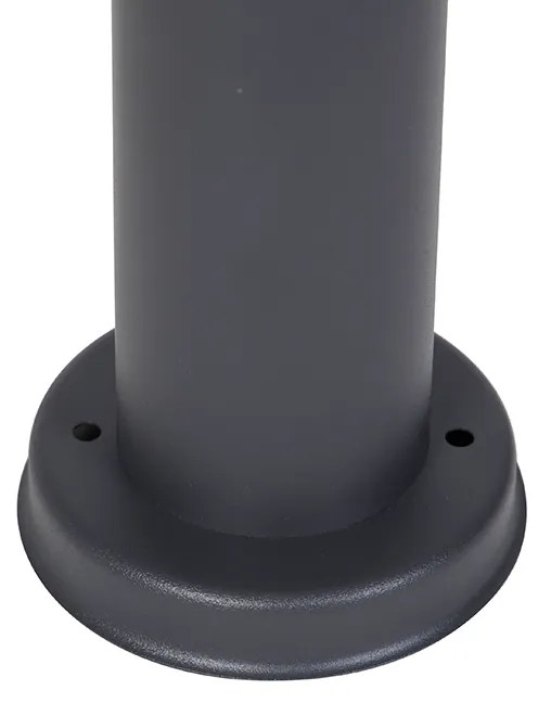 Candeeiro de poste cinzento antracite 45 cm IP44 - Rox Moderno