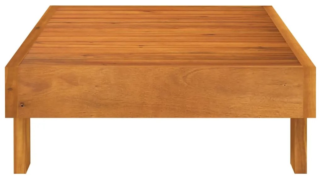 2 pcs conj. lounge de jardim c/ almofadões cinza-escuro acácia