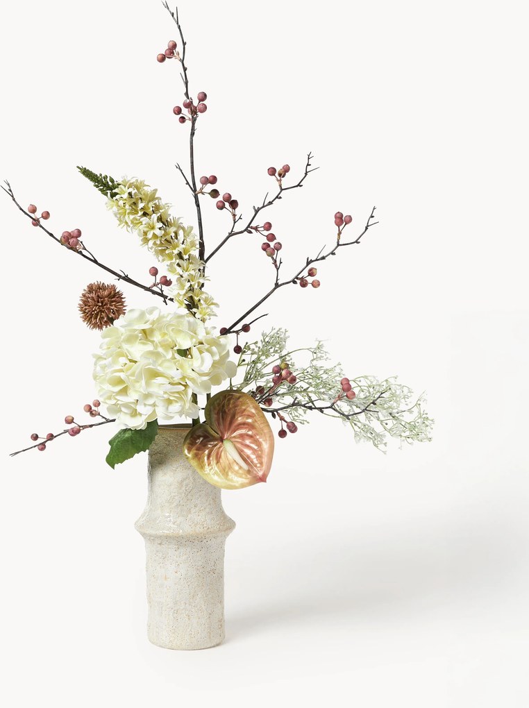 Ramo de flores artificiais Frosted Amber