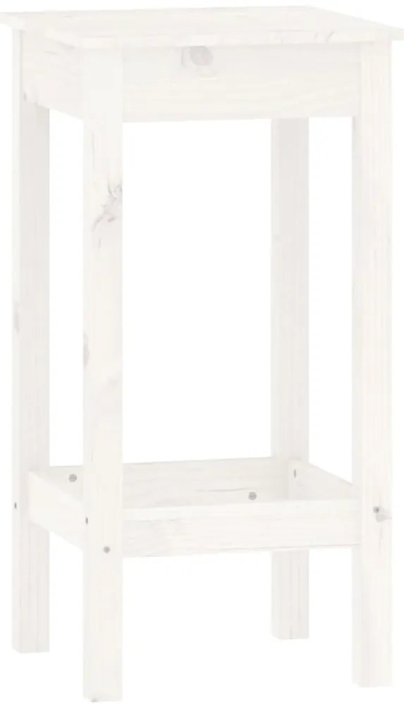 5 pcs conjunto de bar pinho maciço branco