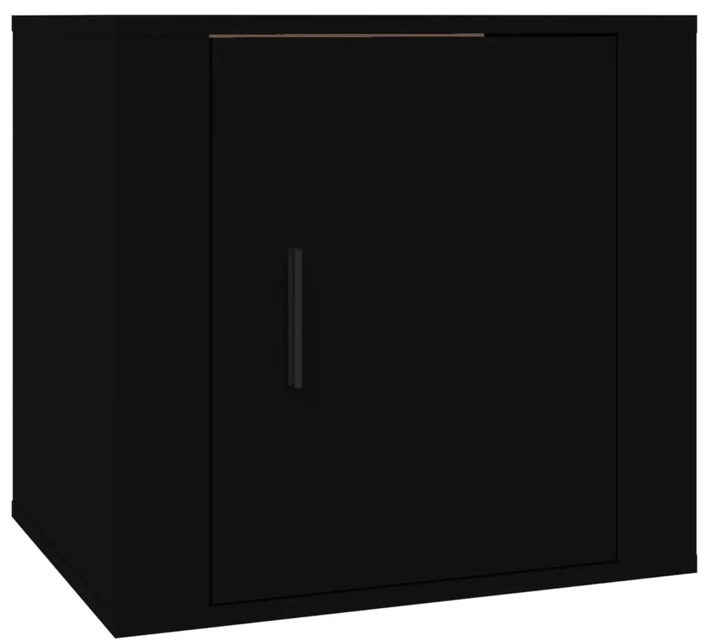 Mesa de cabeceira 50x39x47 cm preto