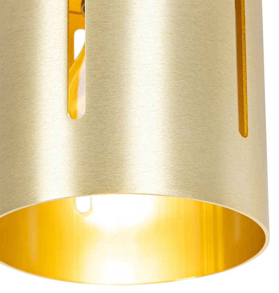 Candeeiro de teto design dourado - Yana Design