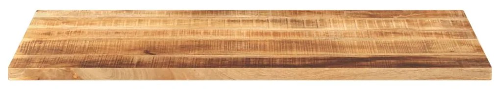 Tampo de mesa retangular 100x50x2,5 cm mangueira áspera maciça
