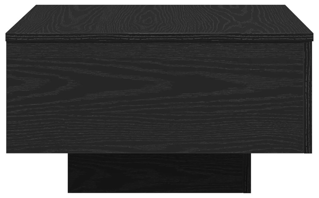Mesa de Centro vidaXL Preta em Carvalho 55x55x31 cm em Madeira de Enge