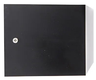 Candeeiro de parede moderno preto IP65 - Houks Moderno