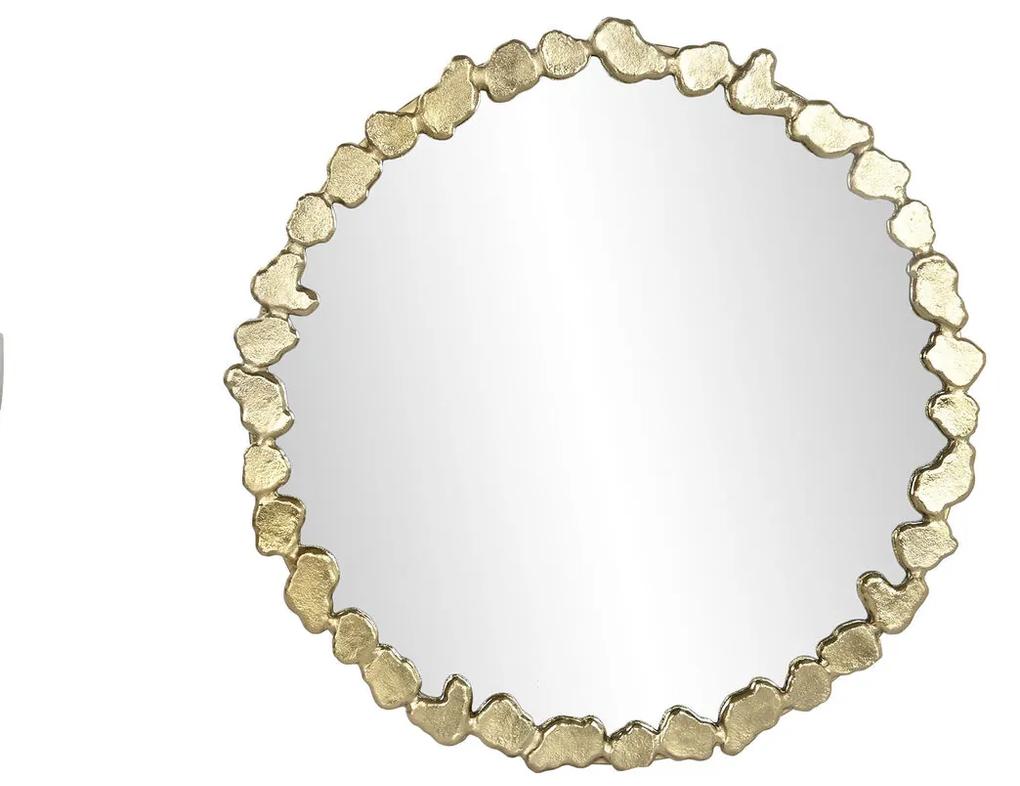 Espelho de Parede Dkd Home Decor 86 X 3 X 86 cm Cristal Dourado Alumínio