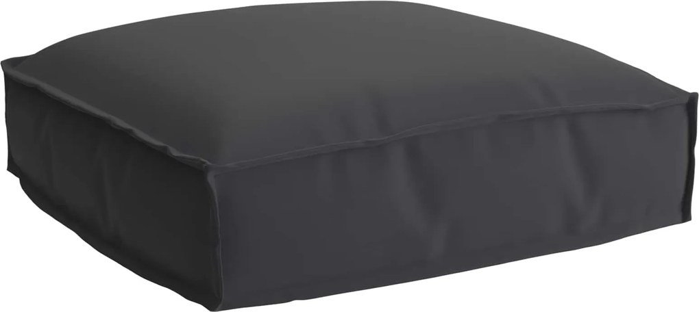 vidaXL Almofada Preto 50 x 50 x 12 cm Tecido Oxford