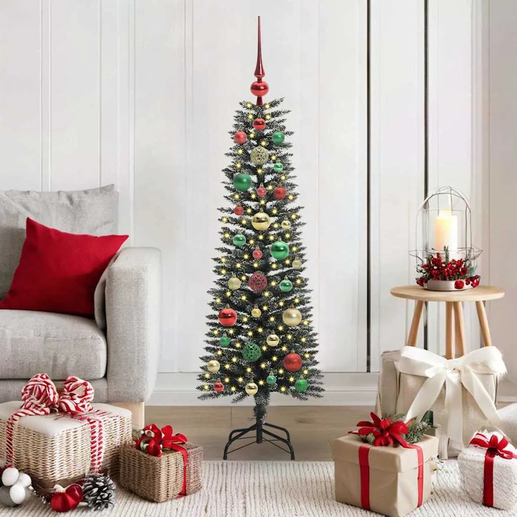 vidaXL Árvore de Natal Artificial Verde 120 cm PVC, Plástico e Aço