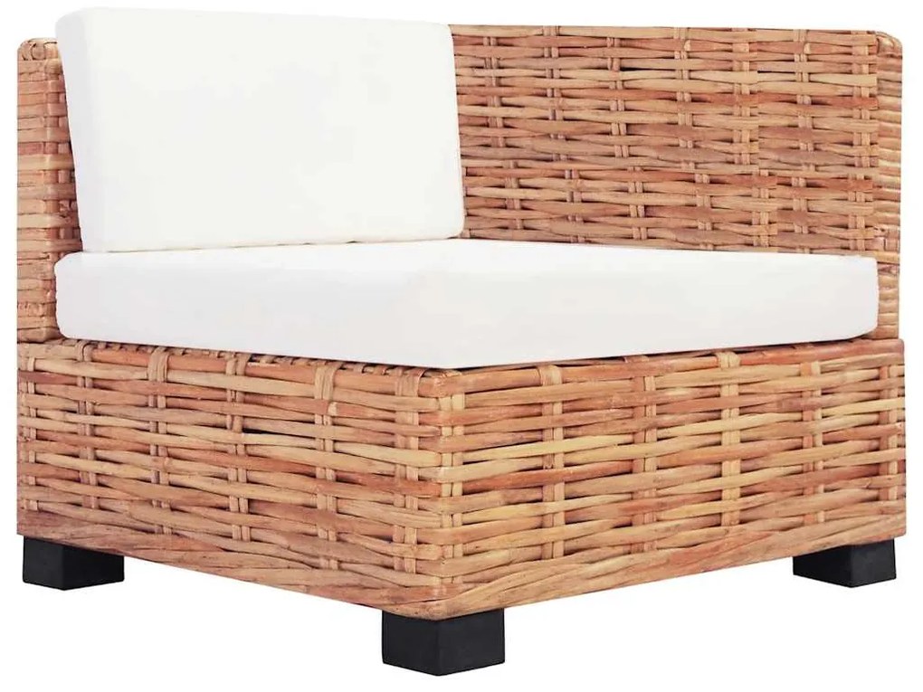 Conjunto de sofás 14 pcs vime genuíno
