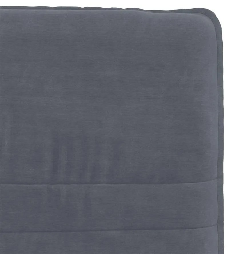 Cadeiras de jantar 6 pcs veludo cinzento-escuro