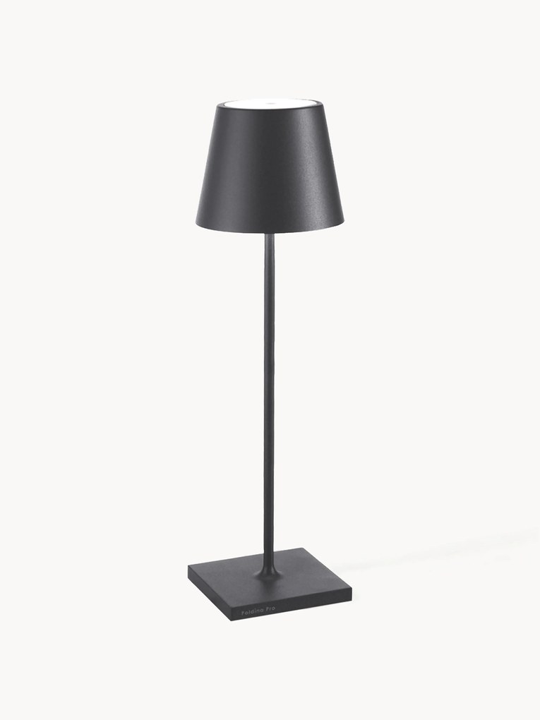 Candeeiro de mesa LED portátil e regulável Poldina