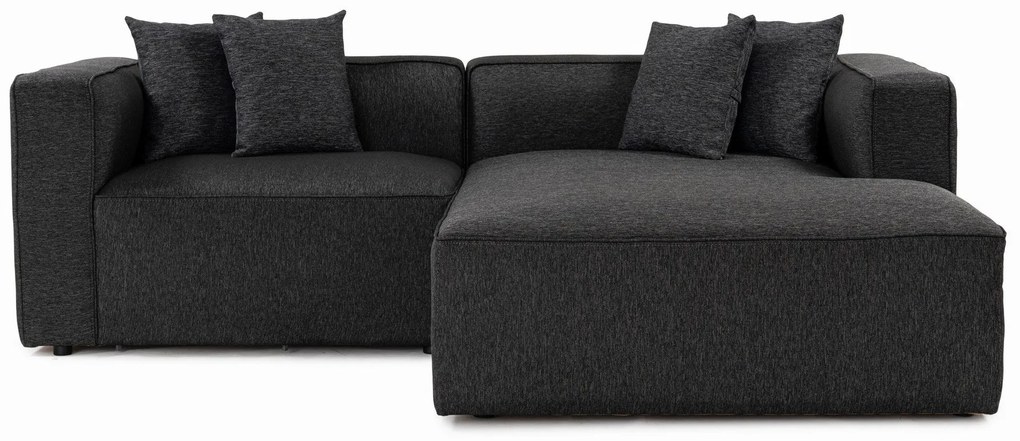 Sofá de Canto Mora – Antracite – 230x180 cm