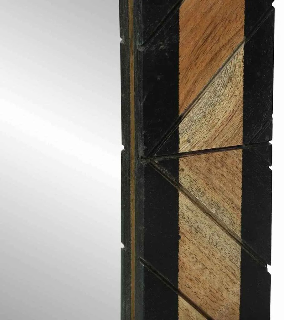Espelhos 2 pcs 50x2x50 cm Madeira Sólida de Acácia