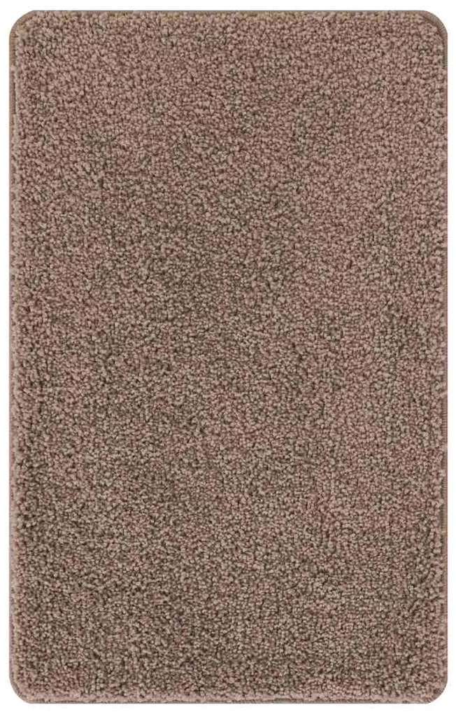 Tapete de Banho Retangular Castanho 60x90 cm Polipropileno Antiderrapa