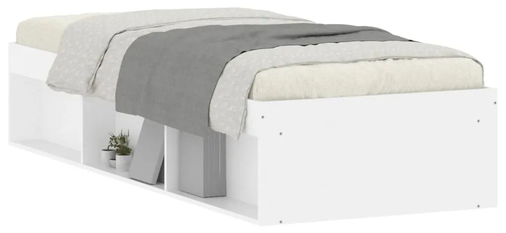 Estrutura de cama solteiro 75x190 cm branco