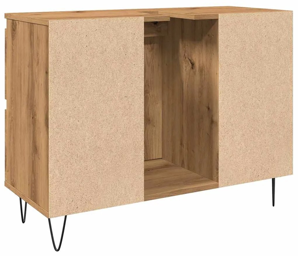 Armário casa banho 80x33x60 cm deriv.madeira carvalho artisiano