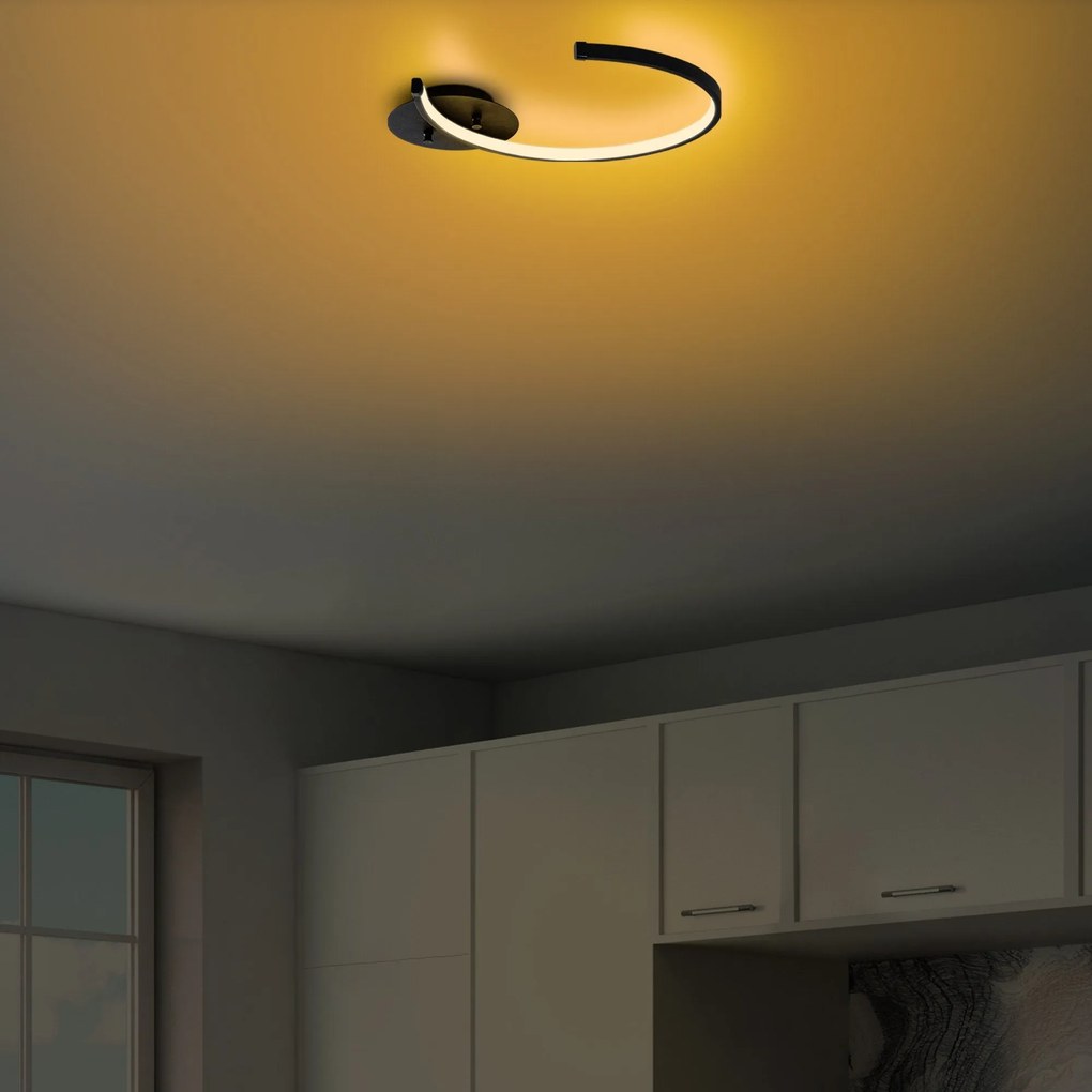 Chandelier Moon – Preto – 46 cm x 6 cm x 33 cm